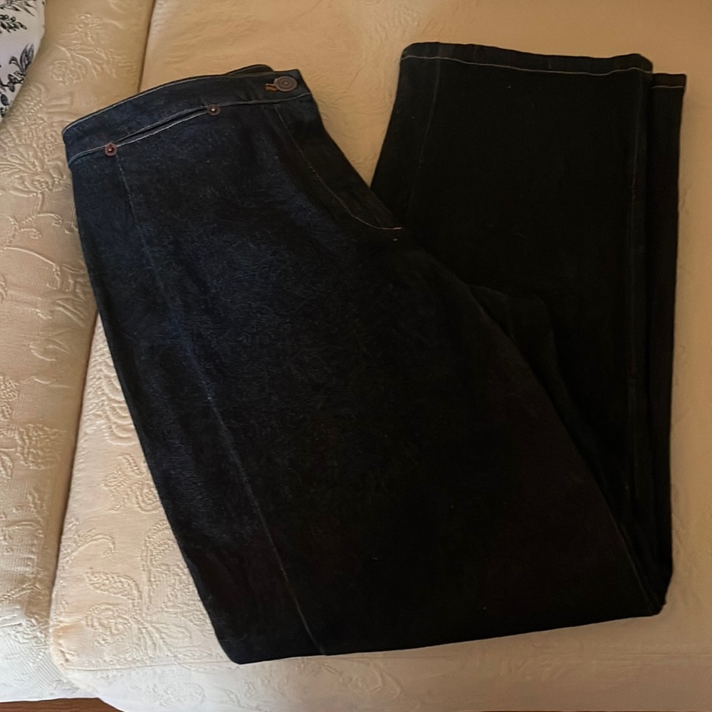 Blackwash denim jeans, size 10